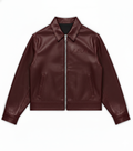 OXBLOOD LEATHER JACKET